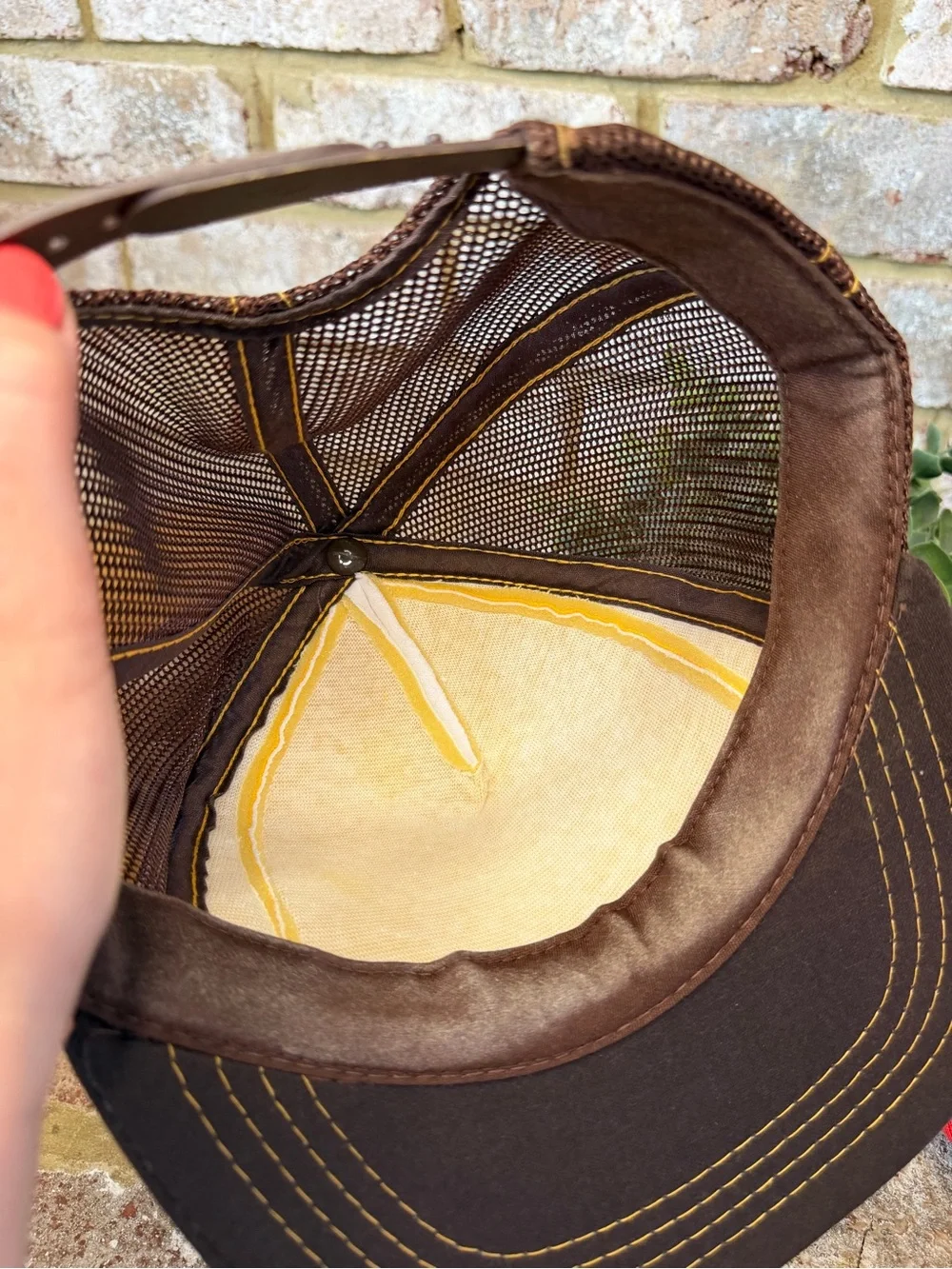 Vintage | Florida Trucker Hat - Brown, Yellow & White